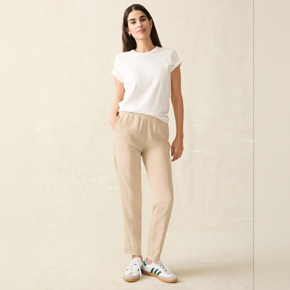 Faherty Arlie Pants In Safari Size XL